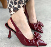 Elegant Women’s Slingback Bow Heels – 6cm