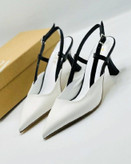 Women’s Two‑Tone Slingback Pointed Heels