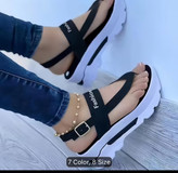 صندل لژدار اسپرت زنانه مدل لاانگشتی وارداتی (کد 37p3)