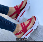 صندل لژدار اسپرت زنانه مدل لاانگشتی وارداتی (کد 37p3)
