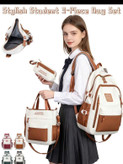 ست ۳ تکه کوله، کیف دستی و جامدادی طرح Capybara